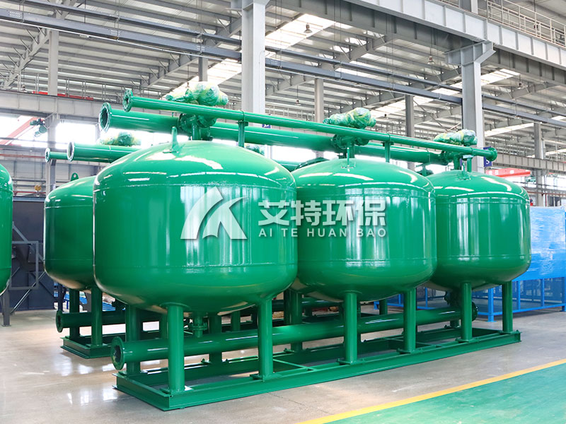 20万吨/年苯乙烯循环水旁滤罐：浅层砂过滤器提高水质、降低浊度