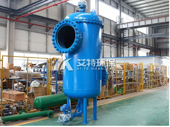 锰砂过滤器和曝气装置连接成一个系统